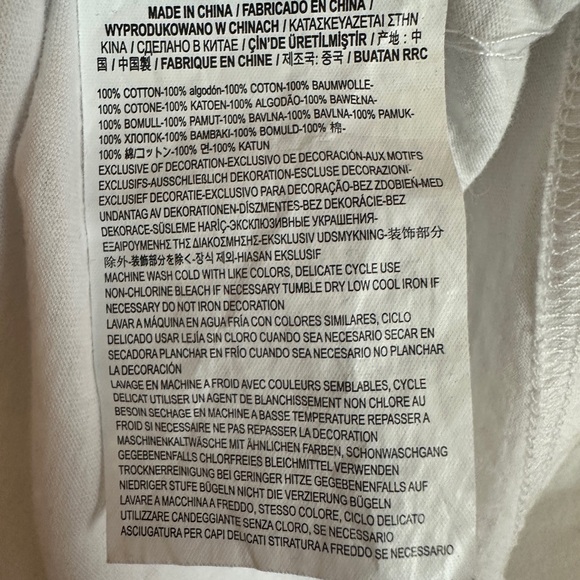 Vans Red and White Men's Henley Tee - Picture 4 of 4